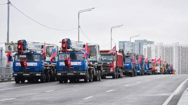 Отремонтированный Дмитровский путепровод «поехал» в сторону Подмосковья