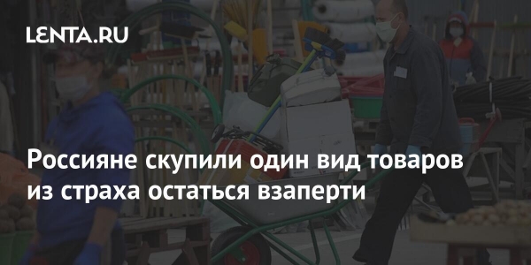 Россияне скупили один вид товаров из страха остаться взаперти