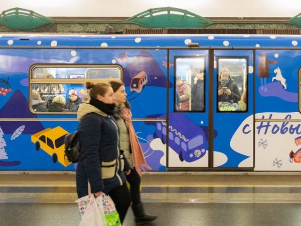 Тематические составы Нового года запущены в метро